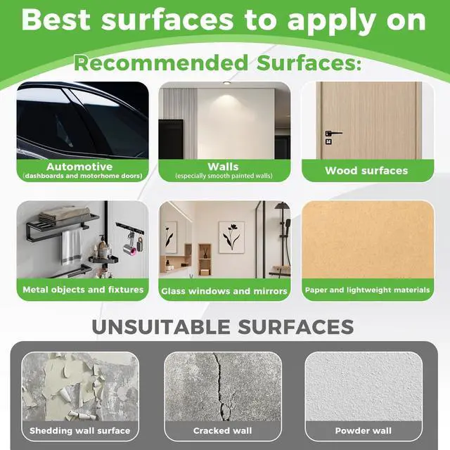 Alt view image 7 of 7 - Double Sided Foam Tape Strong Pad Mounting,Black Self-Adhesive Tape Include Square Round and Rectangular(60Pcs)
