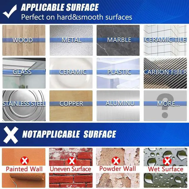 Alt view image 3 of 7 - ZMUAXUAN Strong Nano Double Sided Tape Heavy Duty Mounting,Clear Removable Wall Sticky Adhesive Strips,Reusable Thick Gel Grip for Hanging Picture,Poster,Carpet,Photo