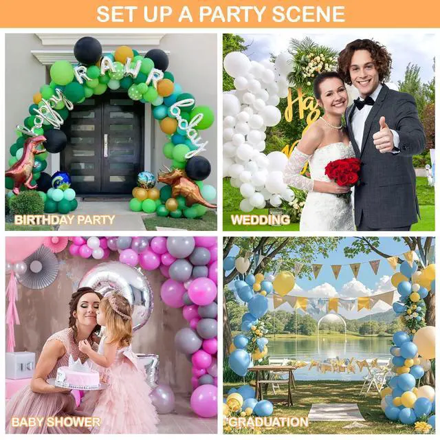 Alt view image 2 of 4 - gegemaoyi 1000Pcs Clear Glue Dots Double Sided Adhesive Points for Balloons Craft Decor