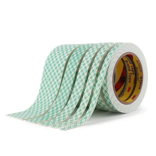 Alt view image 6 of 6 - 3M Double Sided Foam Tape 0.39" x 10Ft Peel and Stick Mounting Tape, White