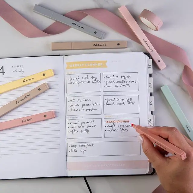 Alt view image 5 of 7 - DIVERSEBEE Bible Highlighters with Soft Chisel Tip, 8 Pack Assorted Colors Pens No Bleed, Quick Dry Set, Cute Aesthetic Markers, Bible Study Journaling Supplies and Accessories (Pastel)