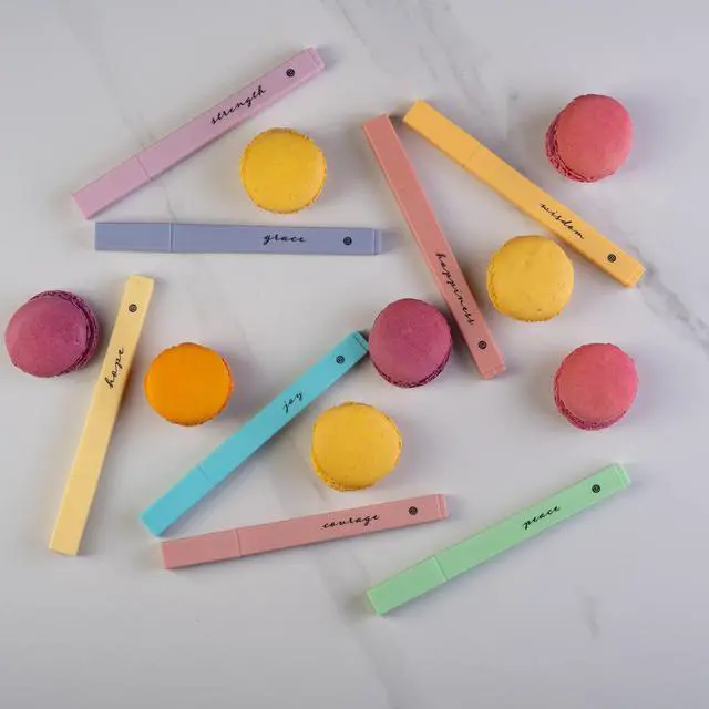 Alt view image 6 of 7 - DIVERSEBEE Bible Highlighters with Soft Chisel Tip, 8 Pack Assorted Colors Pens No Bleed, Quick Dry Set, Cute Aesthetic Markers, Bible Study Journaling Supplies and Accessories (Pastel)