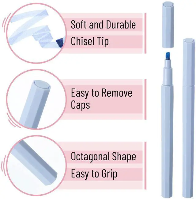 Alt view image 3 of 7 - Mr. Pen- Aesthetic Highlighters No Bleed, 6 Pack, Pastel Colors, Chisel Tip