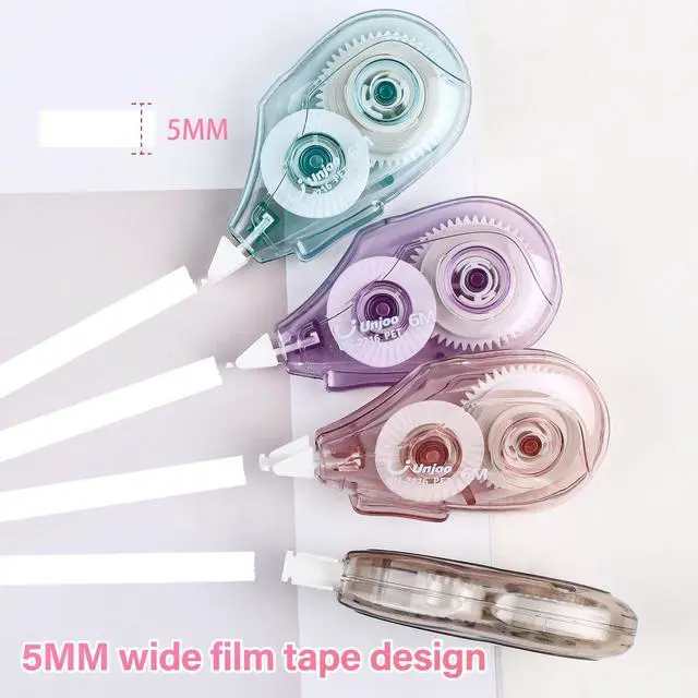 Alt view image 3 of 7 - Unjoo White Correction Tape (12pack, 6M/256, Tape Width 0.2in, 4 colors)