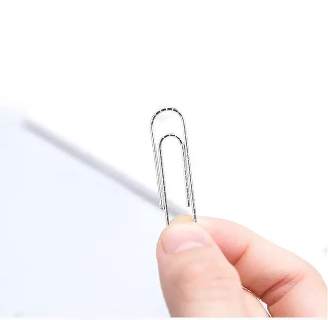 Alt view image 7 of 7 - PAPERPAL Paperclips for Office School & Personal Use, #1 Nonskid Paper Clip (1-2/7"), 600 Medium Paper Clips (6 Boxes of 100 Each), Silver