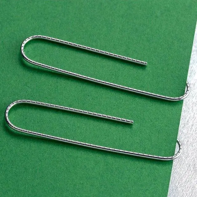 Alt view image 3 of 5 - Vinaco Paper Clips Non Skid, 100 Pack Large Paper Clips 2 Inch (50 mm), Durable & Rust Resistant, Jumbo Paperclips. Great for Office, School and Personal Use