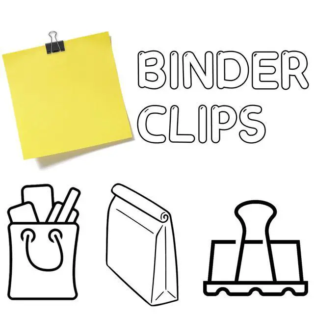 Alt view image 7 of 7 - 120 Pack Black Binder Clips 0.75 Inch, Small Paper Clamps, Black Paper Binder Clips, Office Clips, Mini Binder Clips, Small Clips for Office Supplies Home School and Business
