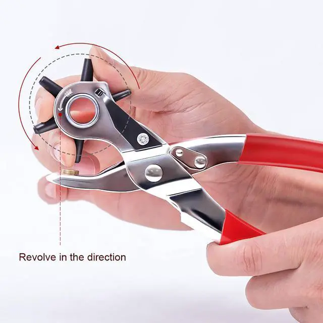 Alt view image 2 of 5 - Hole Punch, NEU MASTER Heavy Duty Leather Hole Puncher for Belts, Watch Bands, Straps, Dog Collars, Saddles, Shoes, Fabric, DIY Home or Craft Projects