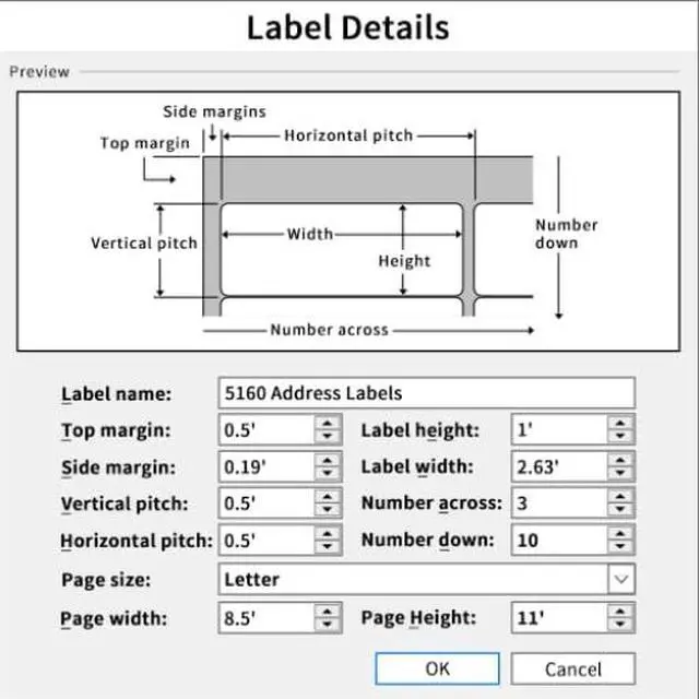 Alt view image 3 of 7 - 1" x 2-5/8" Address Labels 900 Labels Sticker Paper for Laser/Ink Jet Printer mailing Labels 8.5"×11" White 30 per Sheet