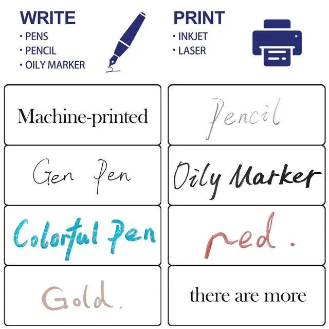 Alt view image 6 of 7 - 1" x 2-5/8" Address Labels 900 Labels Sticker Paper for Laser/Ink Jet Printer mailing Labels 8.5"×11" White 30 per Sheet