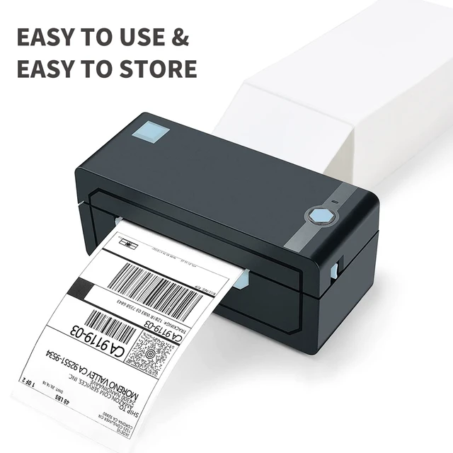 Alt view image 6 of 7 - L Liked 1000 4x6 Thermal Shipping Labels, Perforated, Commercial Grade 4x6 Shipping Labels, BPA Free, Blue Back, Strong Adhesive, Compatible with Zebra & Rollo Printer