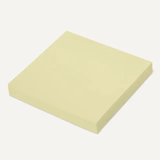 Alt view image 5 of 5 - Square Sticky Notes, Self-Stick Pads, 3 x 3 inches, Yellow, 5-Pack, 100 Sheets per Pad