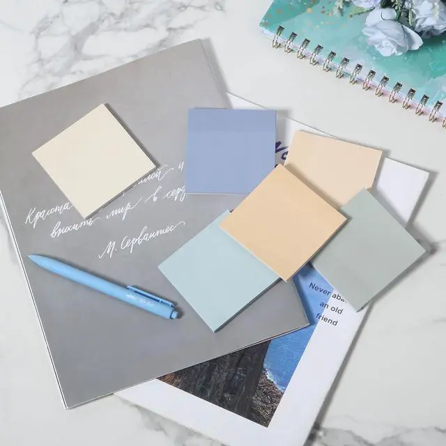 Alt view image 7 of 7 - Mr. Pen- Sticky Notes, 3"x3", 12 Pads, 600 Sheets, Soft Vintage Colors