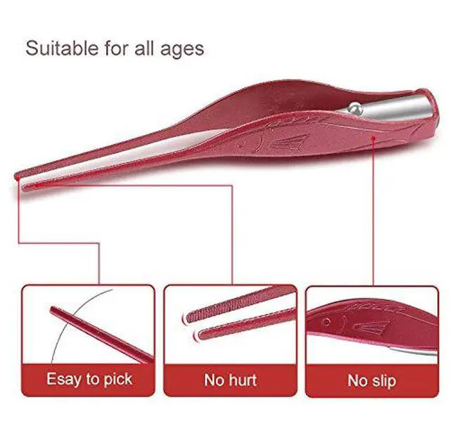 Alt view image 5 of 7 - POZILAN Ear Picker Tweezers with LED Light - 8 Pack Ear Wax Removal Tool Cleaner Kit for Kids and Adults, Earwax Spoon Digger & Tweezers for Ear Cleaning Tool Gift Set