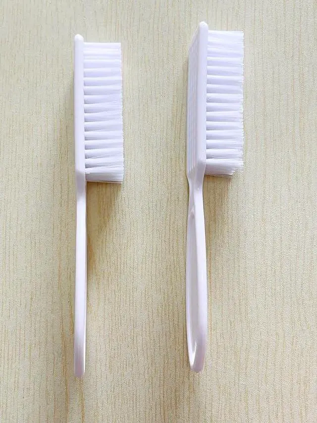 Alt view image 7 of 7 - SQULIGT 12Pcs Nail Brush for Cleaning Fingernails, Handle Grip Cleaning Brush for Nail and Toenail, Nail Dust Brush Manicure Pedicure Tools Scrubbing Brush Women Men Home Salon(White)