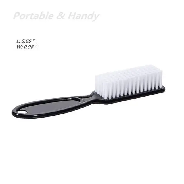 Alt view image 2 of 7 - SQULIGT 6Pcs Handle Grip Nail Brush, Hand Fingernail Cleaner Brush Manicure Tools Scrub Cleaning Brushes for Toes and Nails (Black)