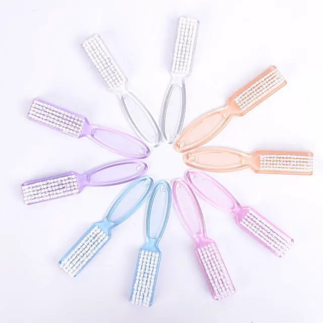 Alt view image 5 of 6 - Yesker Handle Fingernail Scrub Cleaning Brushes for Toes and Nails Cleaner, 10PCS, Multicolor