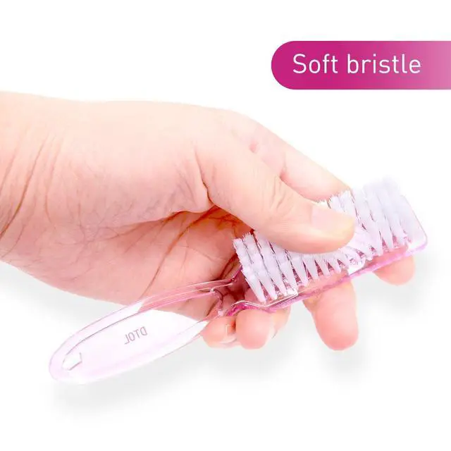 Alt view image 3 of 6 - Yesker Handle Fingernail Scrub Cleaning Brushes for Toes and Nails Cleaner, 10PCS, Multicolor