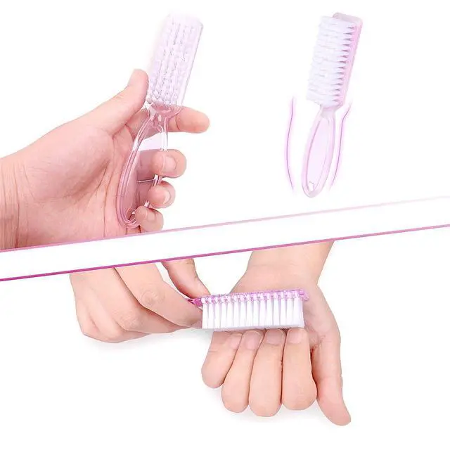 Alt view image 4 of 6 - Yesker Handle Fingernail Scrub Cleaning Brushes for Toes and Nails Cleaner, 10PCS, Multicolor