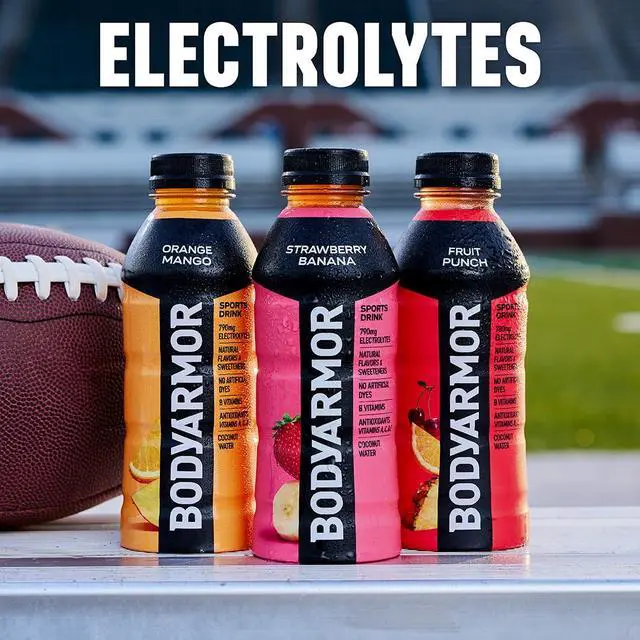Alt view image 5 of 7 - Sports Drink, Orange Mango, Electrolyte Drink Hydration, 12 Fl Oz Bottles (8 Pack), Flavored Coconut Water with B Vitamins & Antioxidants