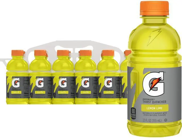 Main image of Gatorade Thirst Quencher, Lemon-Lime, 12 Fl Oz (Pack of 12)