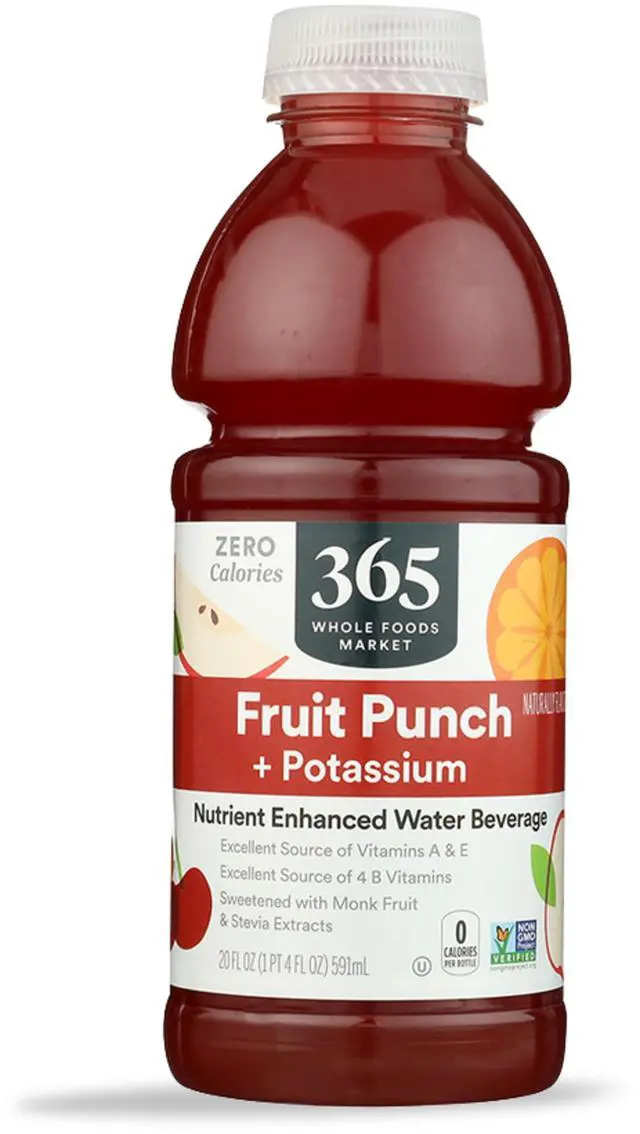 Main image of Nutrient Enhanced Water, Fruit Punch with Potassium, 20 Fl Oz