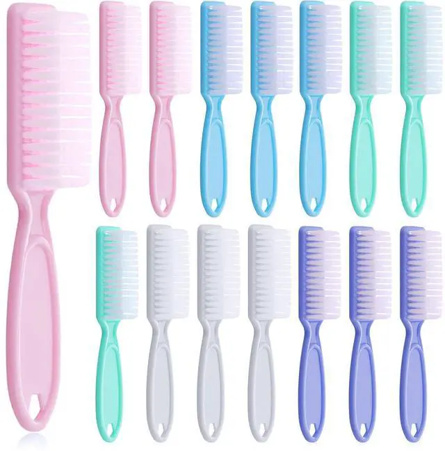 Main image of Patelai 15 Pieces Nail Brush Handle Grip for Cleaning Fingernails Toes Scrub Manicure Pedicure(Macaron Colors)