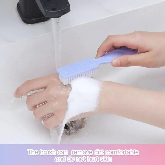 Alt view image 5 of 7 - Patelai 15 Pieces Nail Brush Handle Grip for Cleaning Fingernails Toes Scrub Manicure Pedicure(Macaron Colors)