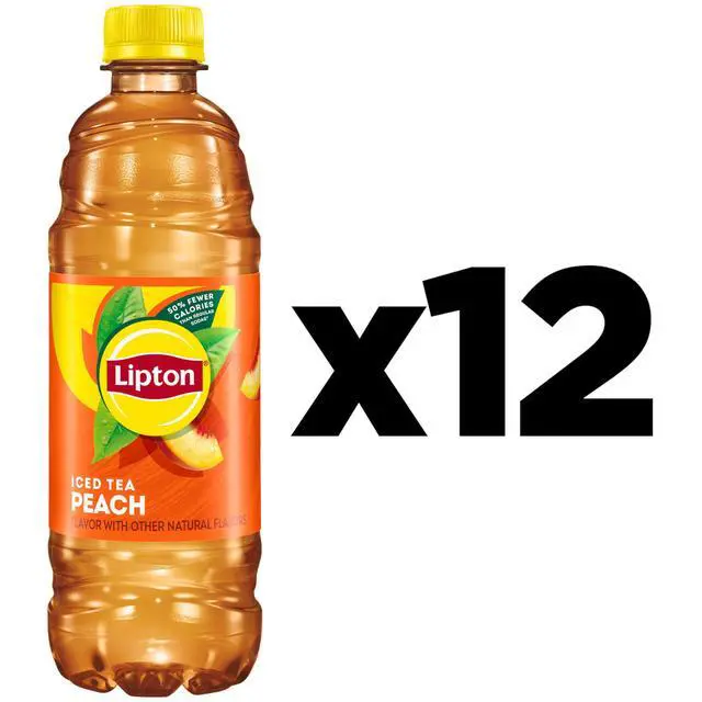 Alt view image 2 of 4 - Lipton Peach Iced Tea, 16.9 Fl Oz Bottles (Pack of 12)