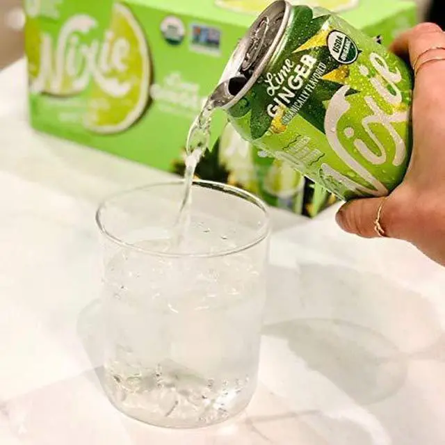 Alt view image 2 of 3 - Organic Lime Ginger Sparkling Water 8 Pack, 12 FZ