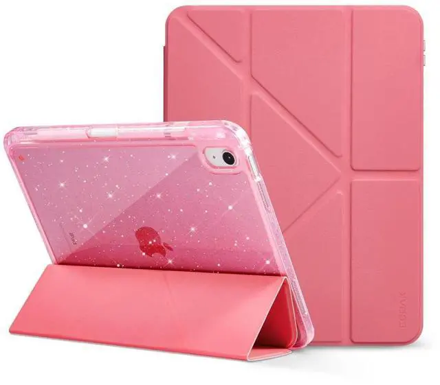 Main image of CoBak Case for iPad (A16) 11th Generation 11 Inch 2025, iPad 10th Generation 10.9 Inch 2022 - Protective Cover with Multi-Angle Includes Portrait Stand, Pencil Holder and Auto Wake/Sleep, Pink