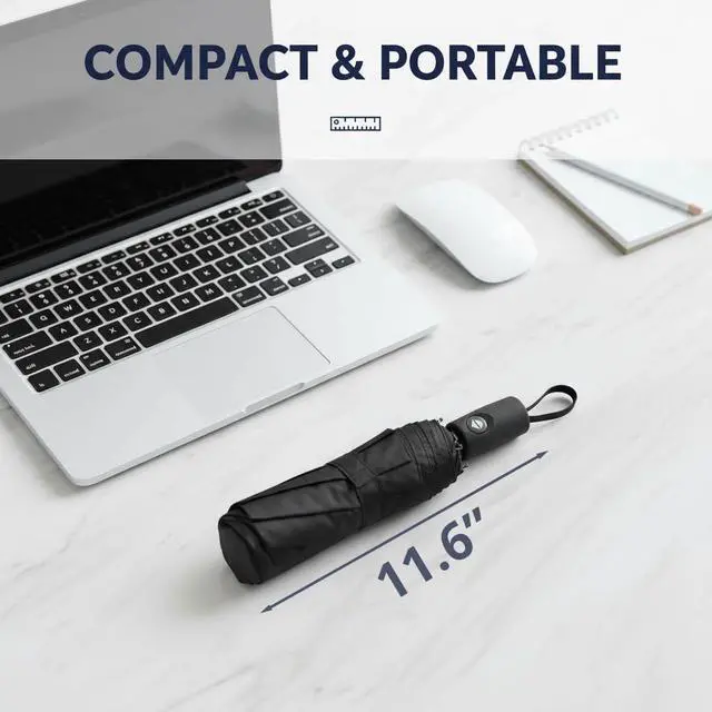 Alt view image 3 of 7 - Windproof Travel Umbrella