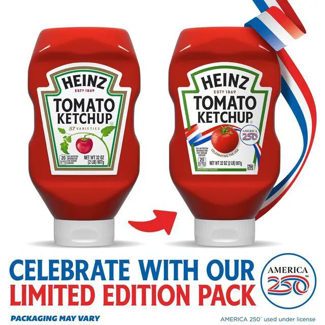 Alt view image 4 of 6 - Tomato Ketchup Inverted Squeeze Bottle, 1 Bottle, for Easy Sharing and Easy Serving, 32 oz