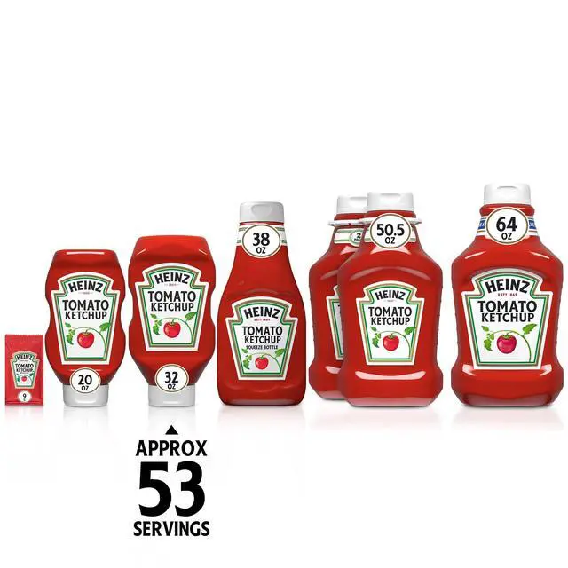 Alt view image 5 of 6 - Tomato Ketchup Inverted Squeeze Bottle, 1 Bottle, for Easy Sharing and Easy Serving, 32 oz