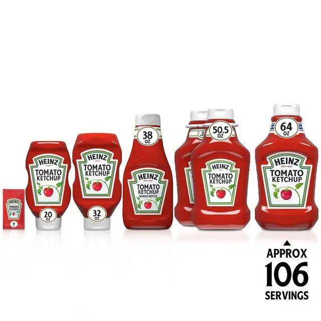 Alt view image 4 of 7 - Tomato Ketchup Squeeze Bottle, 1 Value Size Bottle, for Easy Sharing and Easy Serving, Gluten-Free, 64 oz