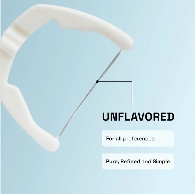 Alt view image 7 of 7 - REACH Ultraclean Access Flosser Starter Kit, Unflavored, Plaque Remover for Teeth, for Hard to Reach Areas, Oral Care, PFAS Free, 1 Replaceable Flosser & 8 Refill Heads, 1 Pack