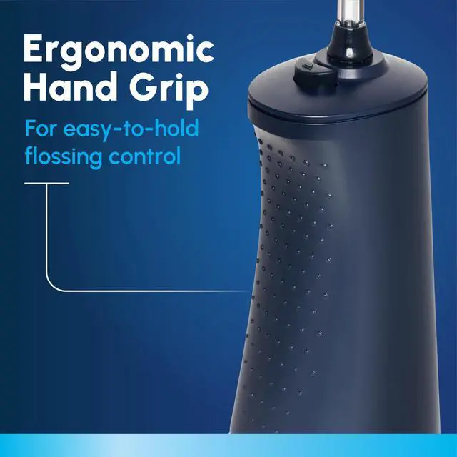 Alt view image 6 of 7 - Waterpik Cordless Pulse 3100 Rechargeable Portable Water Flosser for Teeth, Gums, Braces Care and Travel with 2 Flossing Tips, Waterproof for Shower Use, ADA Accepted, WF-20 Blue, Amazon Exclusive
