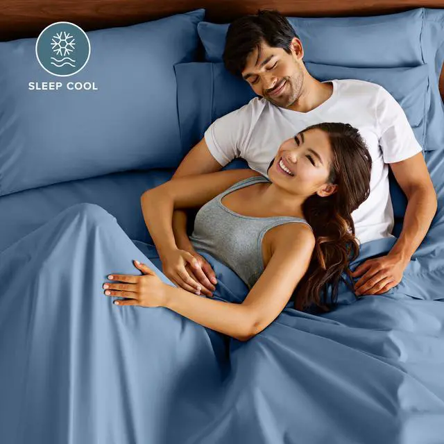 Alt view image 3 of 7 - Bare Home Microfiber Pillow Cases - Standard/Queen Size Set of 2 - Cooling Pillowcases - Double Brushed - Coronet Blue Pillowcases 2 Pack - Easy Care (Standard Pillowcase Set of 2, Coronet Blue)