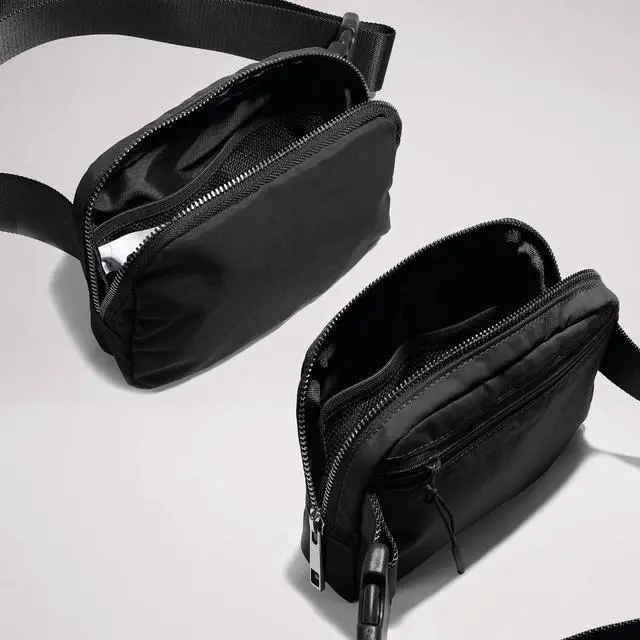 Alt view image 4 of 7 - YOSHUYUKI Fanny Pack Crossbody Bag Trendy Waterproof Small Sling Cross Body Purse for Women Men Fashion Waist Packs Mini Belt Pouch Chest Bum Hip Bag Lulu Dupes for Travel Vacation Running Black