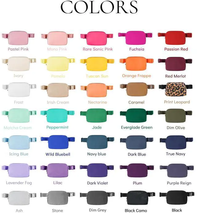 Alt view image 6 of 7 - YOSHUYUKI Fanny Pack Crossbody Bag Trendy Waterproof Small Sling Cross Body Purse for Women Men Fashion Waist Packs Mini Belt Pouch Chest Bum Hip Bag Lulu Dupes for Travel Vacation Running Black