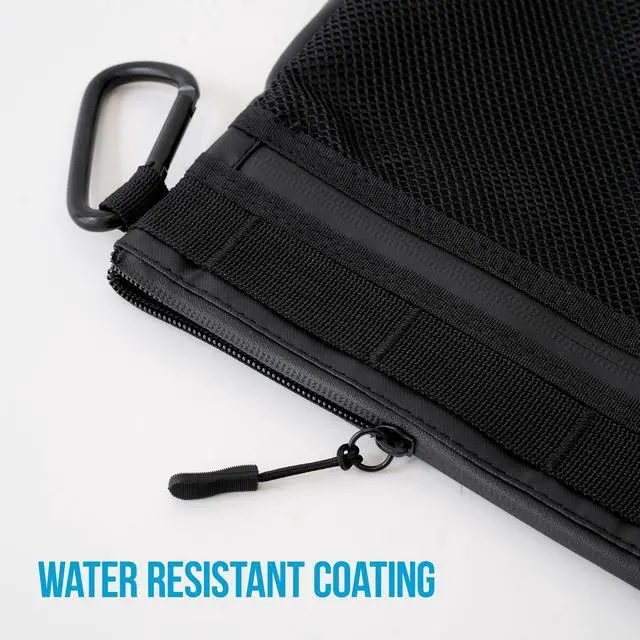 Alt view image 5 of 7 - GOBAGS Production Zipper Bags - Electronics & Camera Accessories Bag - Cable organizer, Gear Accessory Pouch, Travel Camera Essentials (Large, Black)