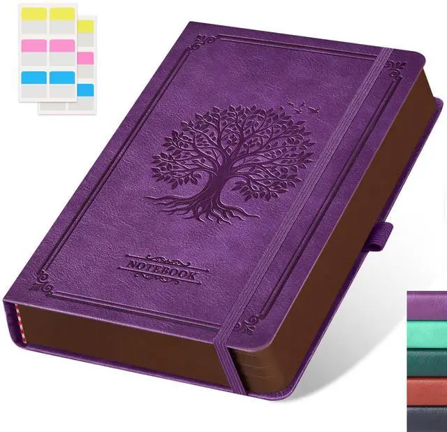 Main image of A5 Journaling Notebook, Hardcover Lined journal for Women Men writing, Note Taking, Personal Diary, 320 Pages 100GSM Thick Paper, Leather Cover Note book for School Office Supplies, 5.7'' X 8.4''