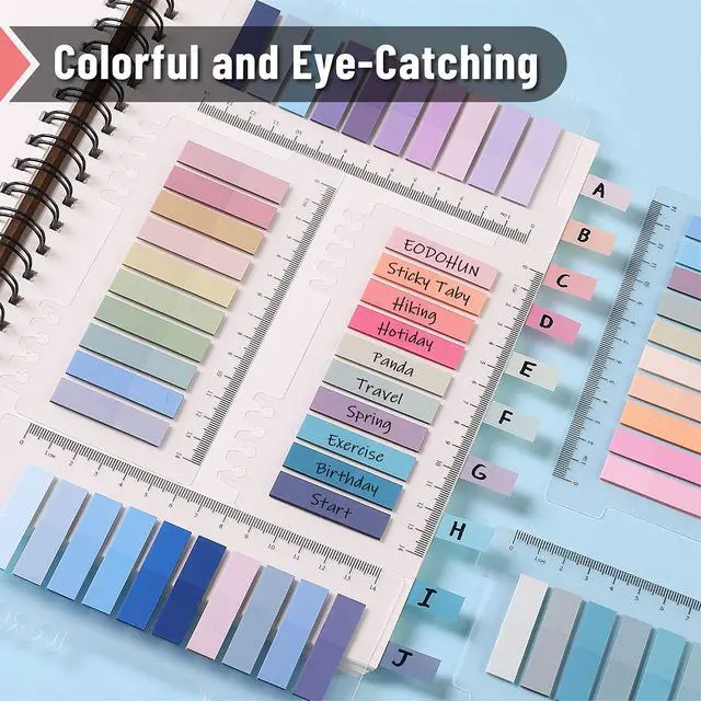 Alt view image 6 of 7 - Mr. Pen- Colorful Sticky Tabs, 8 Sets, 1600 pcs, Morandi and Vintage