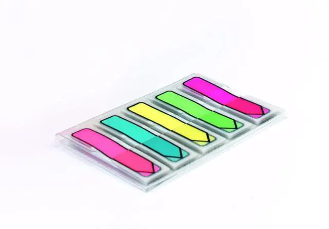 Alt view image 6 of 7 - Post-it Arrow Flags, 0.47 x 1.7 in, Bright Colors, 1 Dispenser, 100 Flags