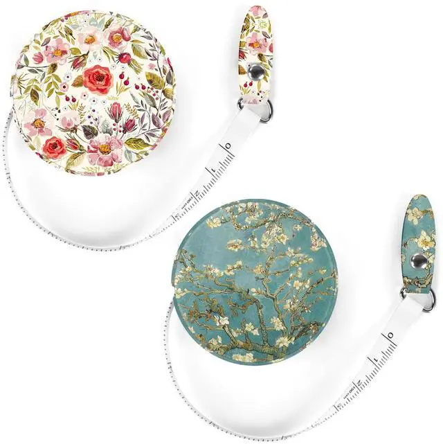 Main image of Gerkia Two-Piece Sewing Tape MeasureColour Printed Small Retractable Soft Measuring Tape for Tailor Cloth Fabric Body Measurements.
