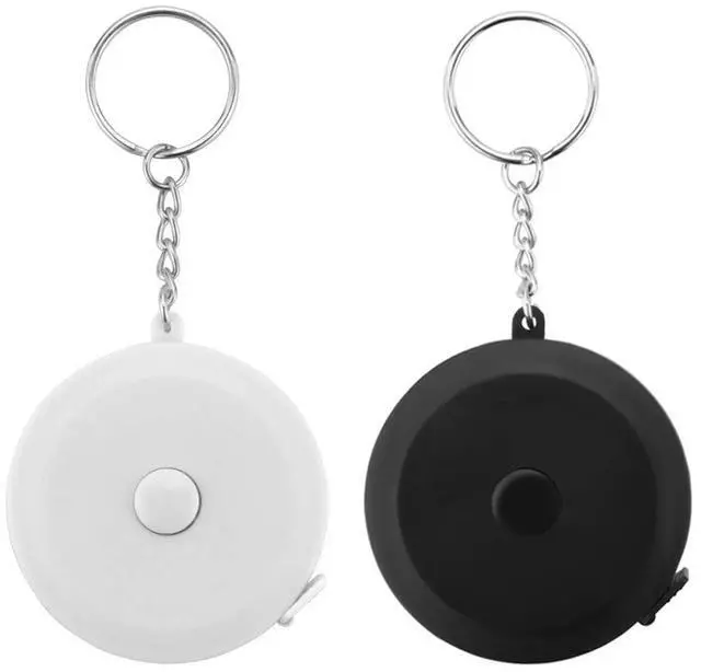 Main image of 2PCS Keychain Measuring Tape for Body,60 Inch/1.5M Dual Sided Tape Measure