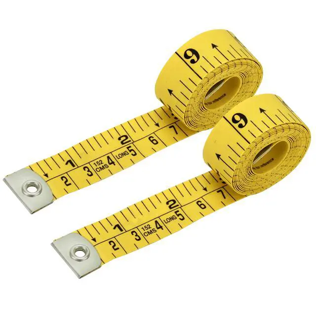 Alt view image 5 of 7 - Pack of 2 Fabric Tape Measure, Measuring Tape for Body |Soft Measuring Tape for Sewing Cloth & Weight Loss Medical Body Measurement Nursing Craft 60 inch,150 cm