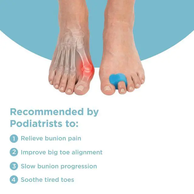 Alt view image 3 of 7 - Mind Bodhi Single-Loop Toe Separators 4-Pack: Correcting Bunions and Restoring Toes to Their Original Shape - For Men and Women - Toe Spacers Bunion Corrector - Clear