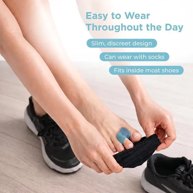 Alt view image 4 of 7 - Mind Bodhi Single-Loop Toe Separators 4-Pack: Correcting Bunions and Restoring Toes to Their Original Shape - For Men and Women - Toe Spacers Bunion Corrector - Clear
