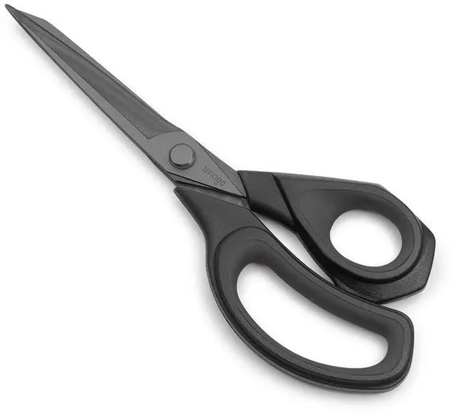 Main image of LIVINGO 8.5 Premium Heavy Duty Scissors, Forged Stainless Steel Titanium Coated Sharp Fabric Shears All Purpose for Sewing Tailor Dressmaking Crafting Cutting Leather Home Office Use, Black